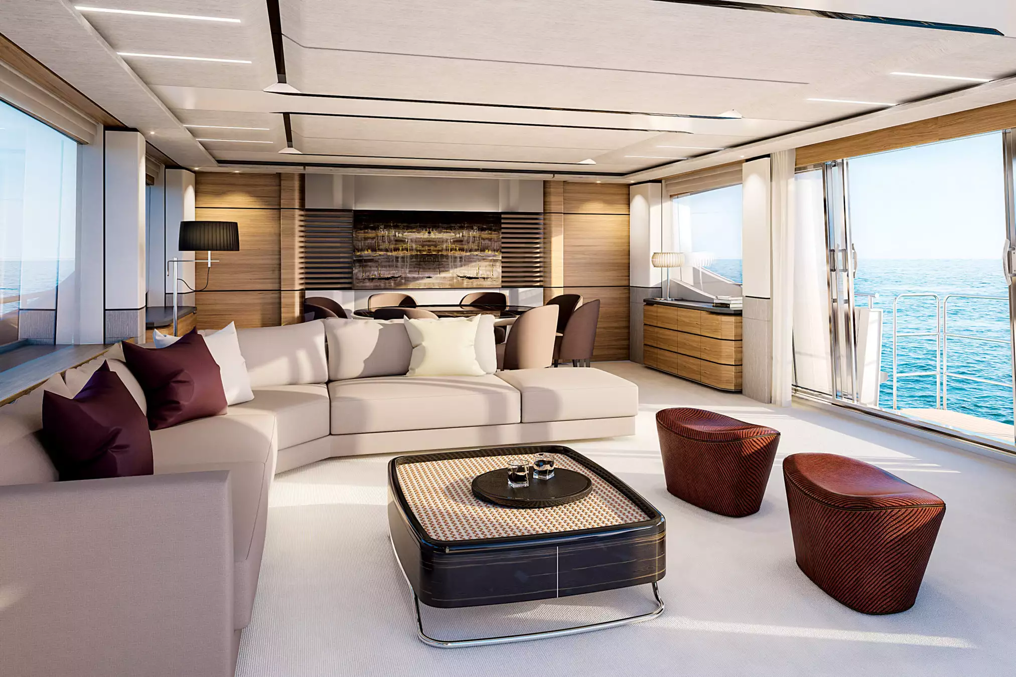 Princess yacht BLUE PEARL intérieur 