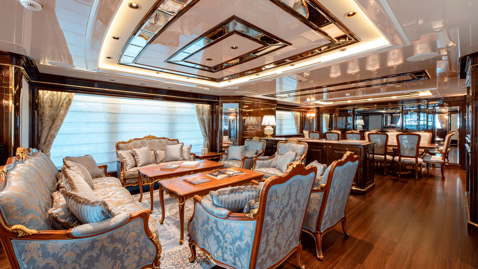 San Lorenzo yacht LADY LENA interior 