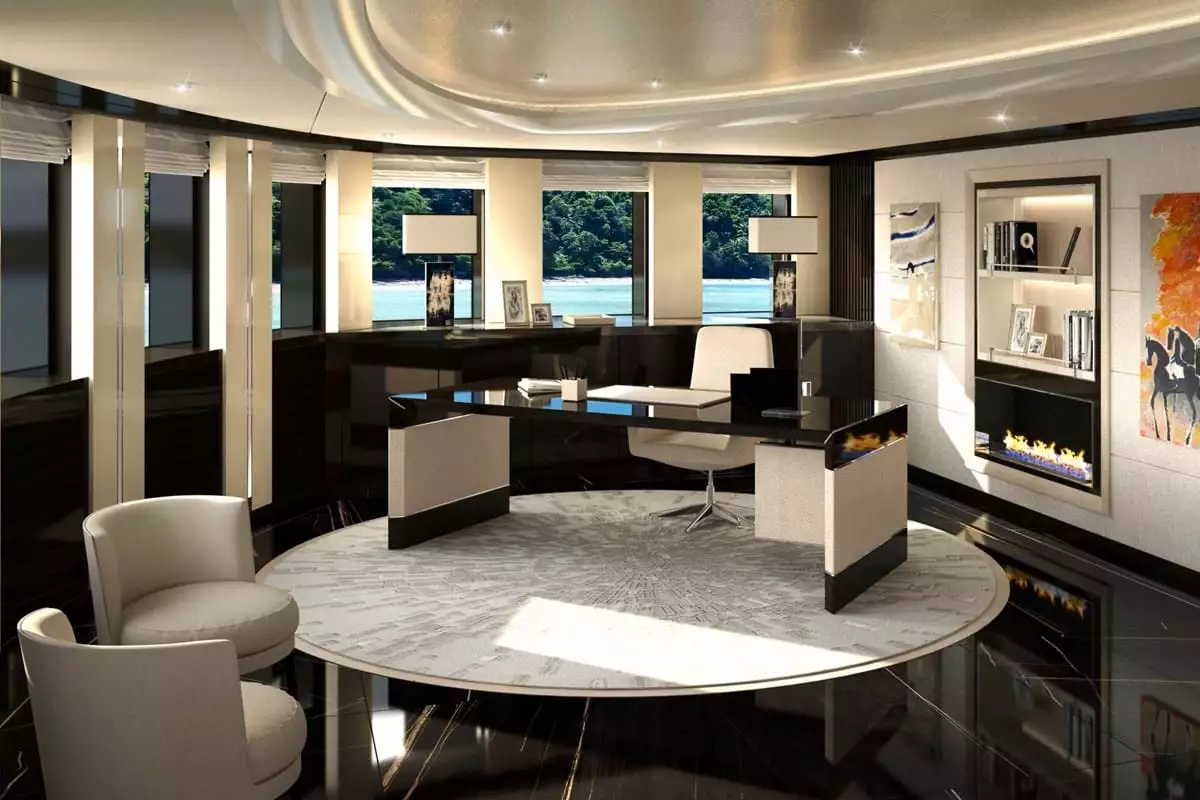 project x yacht interior