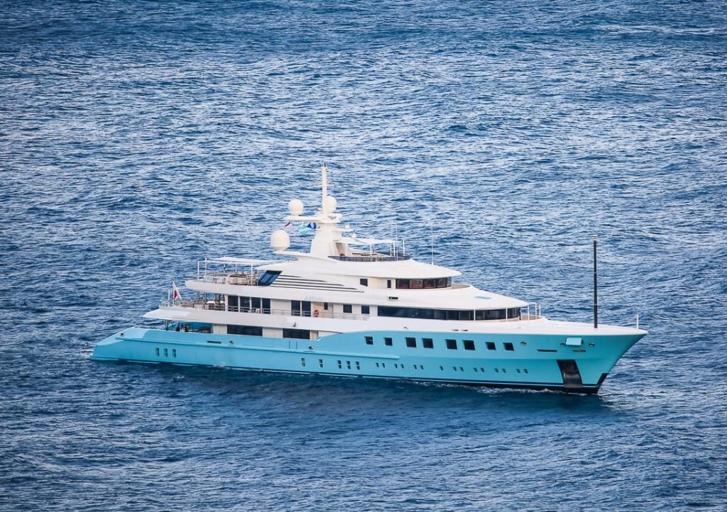 Vacances des Kardashian yacht charter