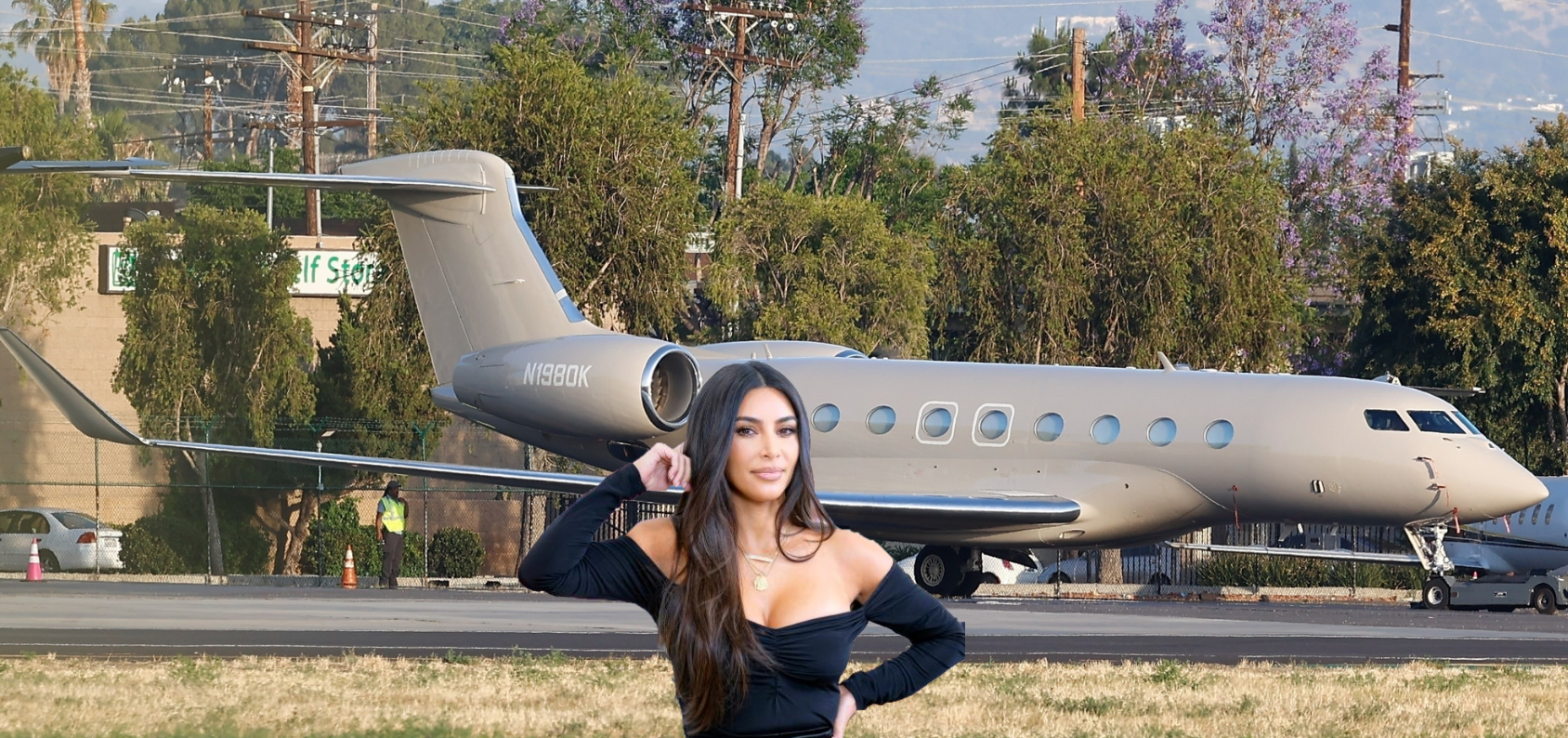 Jet privato N1980K Gulfstream G650 Kim Kardashian