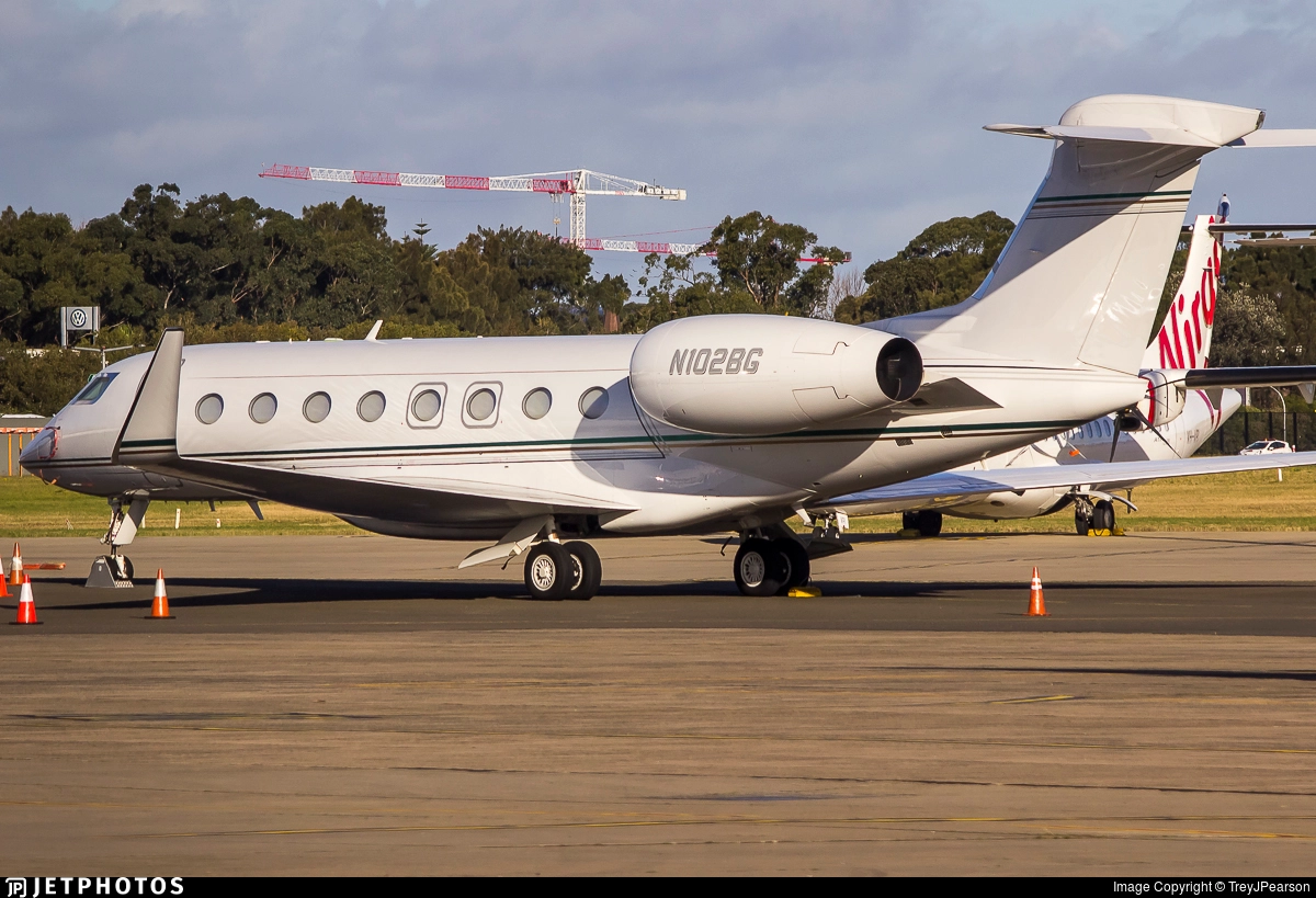 Jato particular N1980K Gulfstream G650 Kim Kardashian