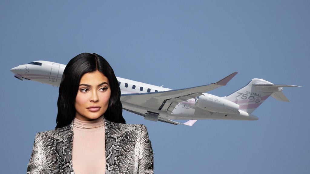 Jet privé Kylie Jenner N810KJ Bombardier Global 7500