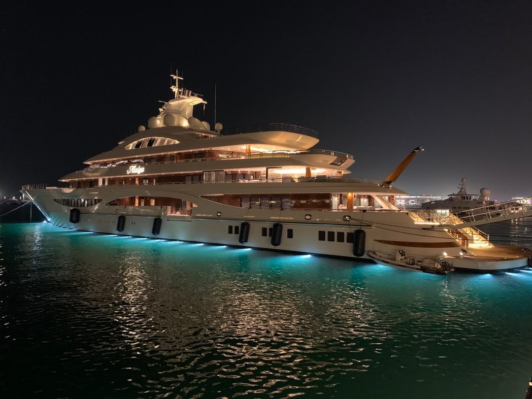 ALAIYA Yacht • Lurssen • 2019 • Value $300M • Owner Lakshmi Mittal