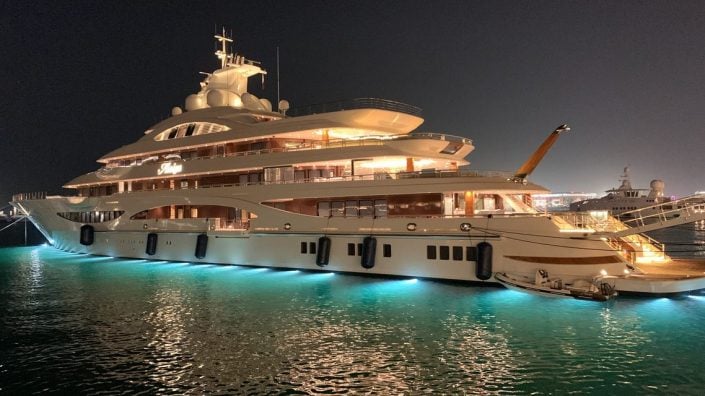 ALAIYA Yacht • Lurssen • 2019 • Value $300M • Owner Lakshmi Mittal