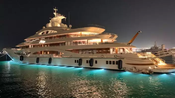 ALAIYA Yacht • Lurssen • 2019 • ਮੁੱਲ $300M • ਮਾਲਕ ਲਕਸ਼ਮੀ ਮਿੱਤਲ