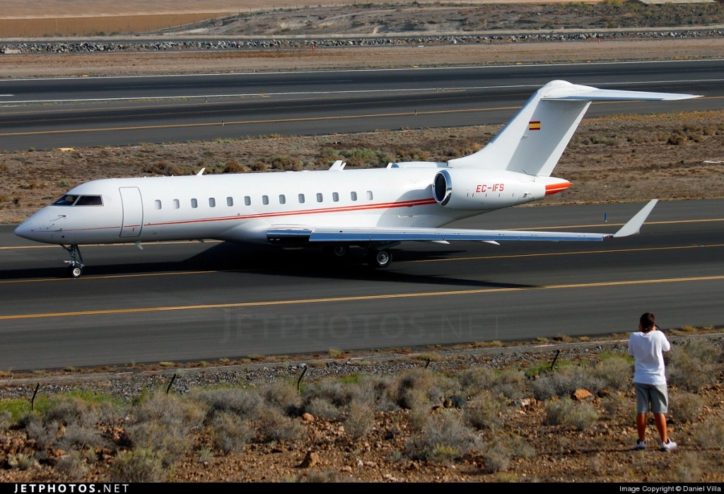 Bombardier Global Express Jaime Botin jet privato