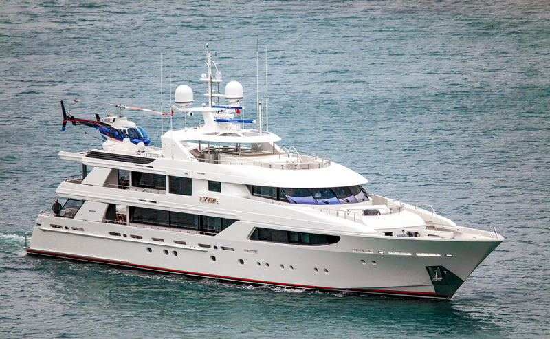 EVVIVA Yacht • Westport • 2014 • Wert $30.000.000 • Eigentümer John Orin Edson