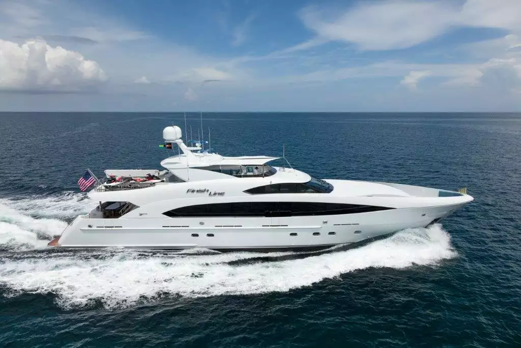 FINISH LINE Yacht • Trinity • 2013 • Owner Brian France 