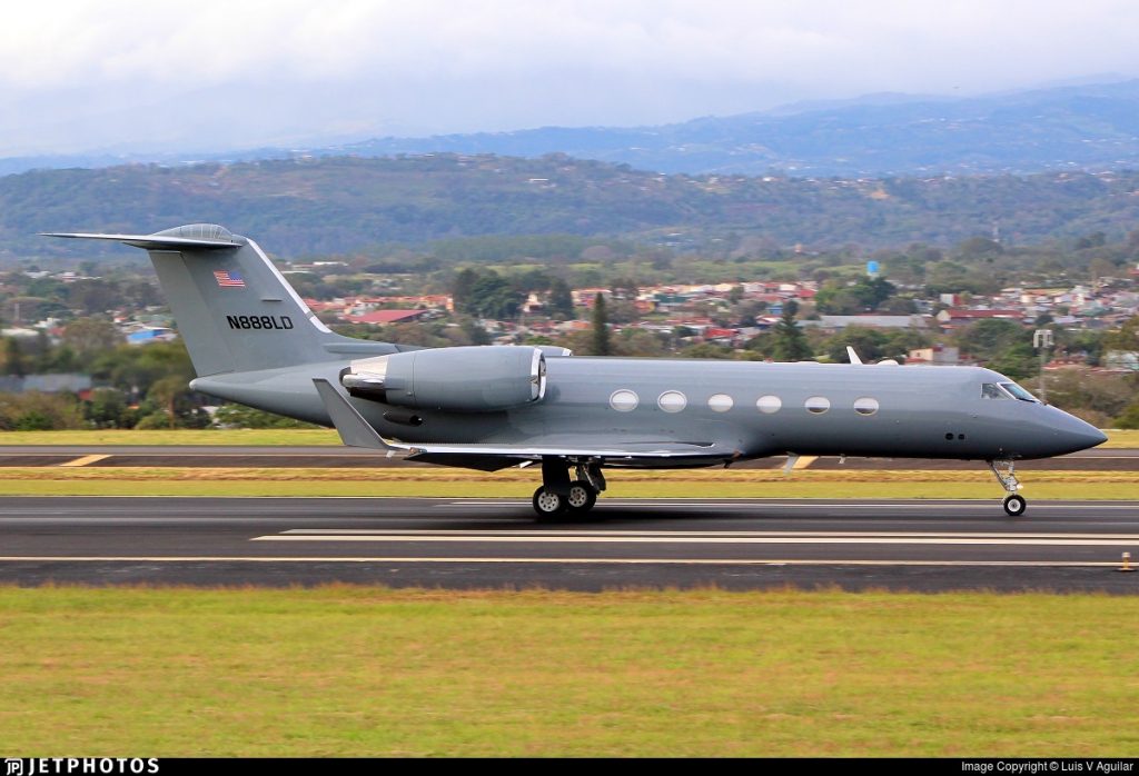 N888LD Gulfstream G550 Anthony Hsieh özel jet