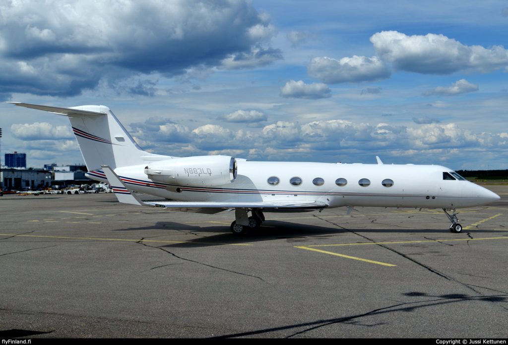 Частный самолет N888LD Gulfstream GIV Энтони Се