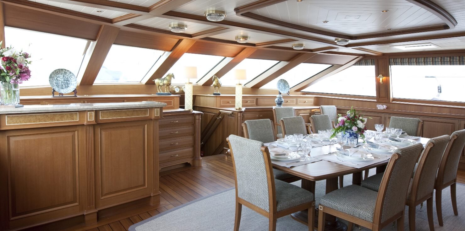 RMK Marine Sailing Yacht NAZENIN V interior