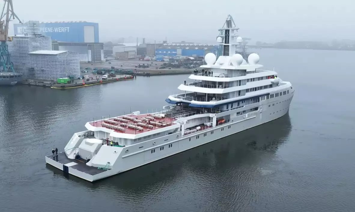 SHACKLETON Yacht • Lurssen • 2023 • Propriétaire Len Blavatnik