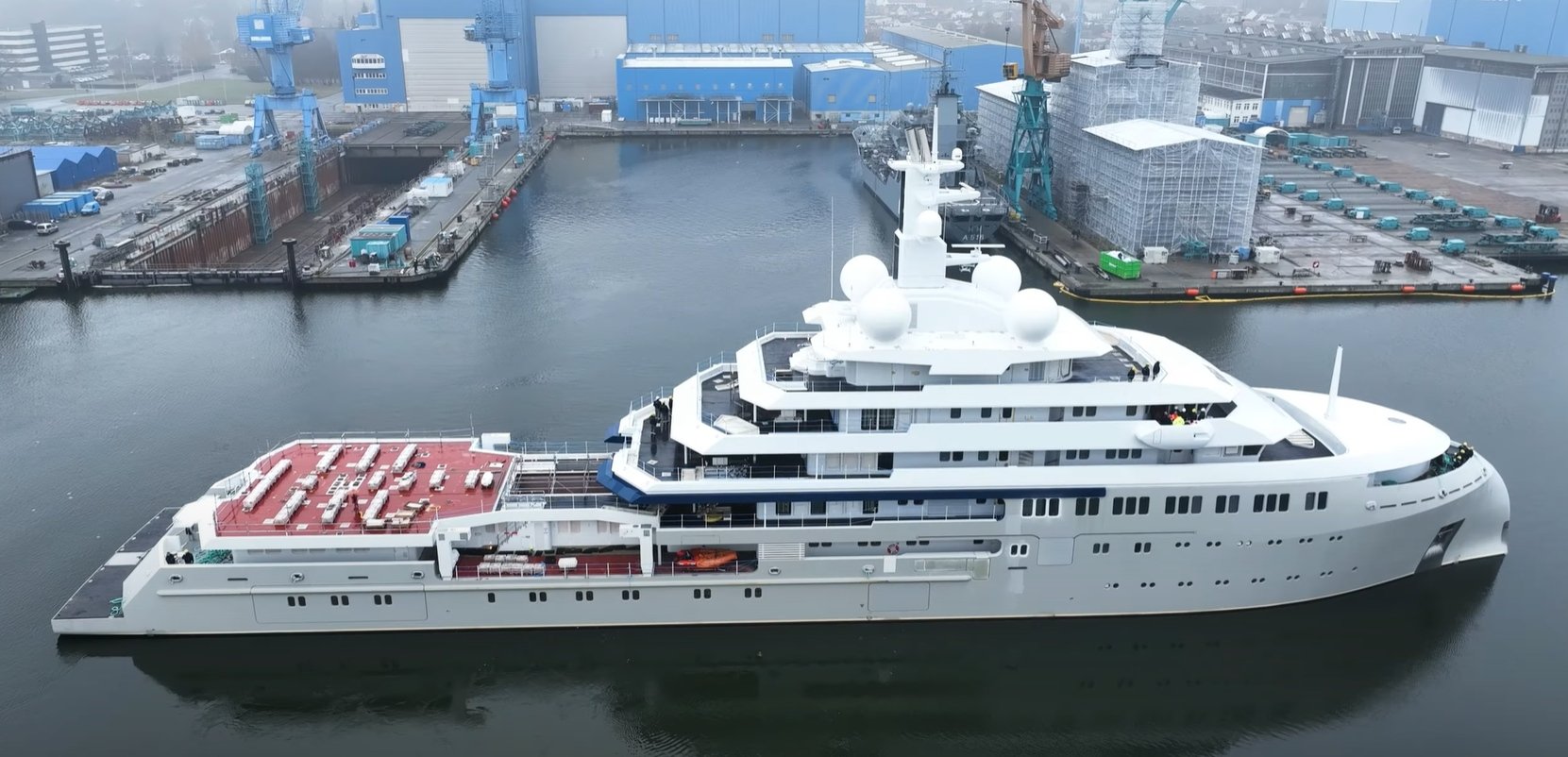 SHACKLETON Yacht • Lurssen • 2023 • Owner Len Blavatnik