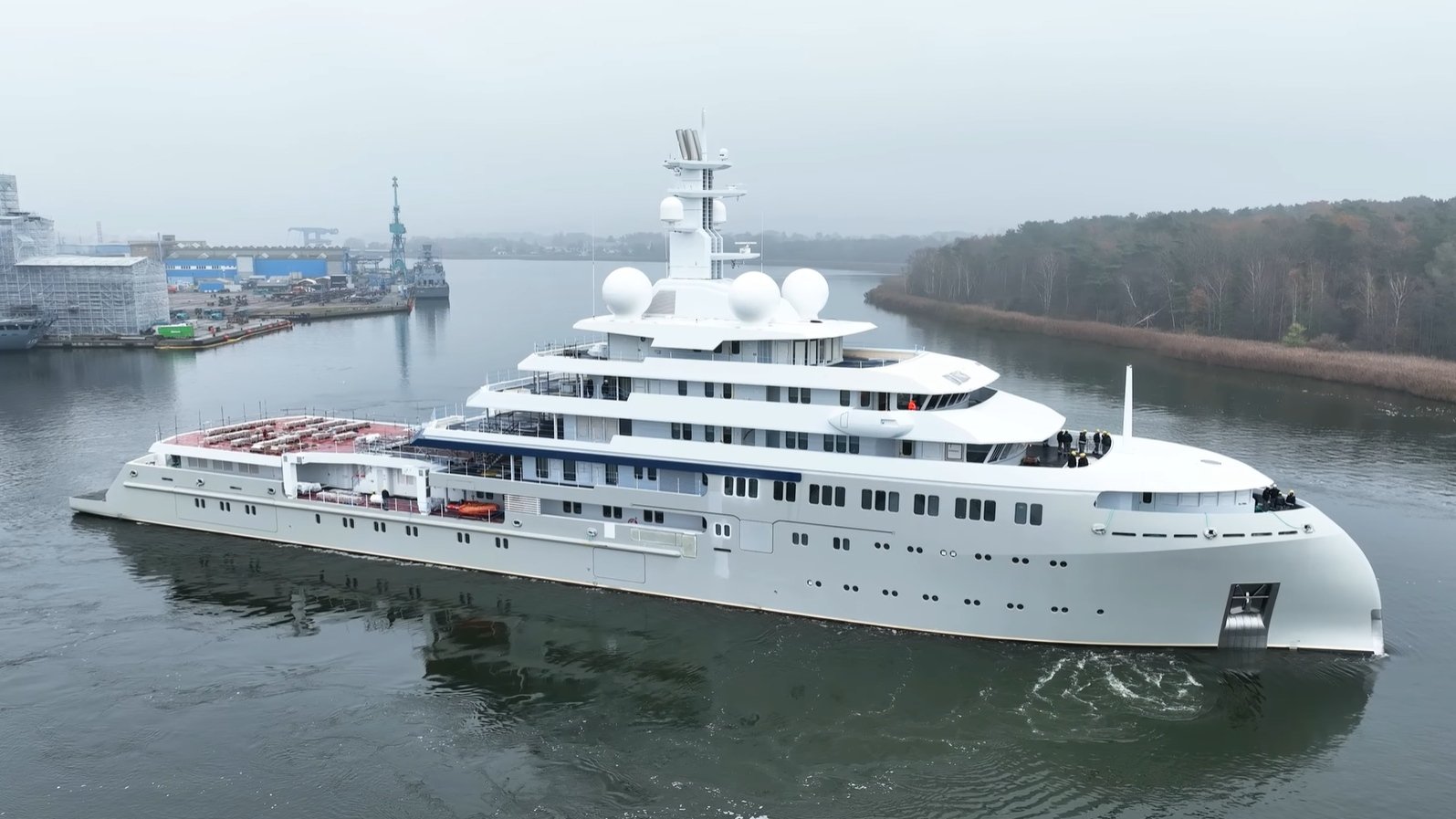 SHACKLETON Yacht • Lurssen • 2023 • Propriétaire Len Blavatnik