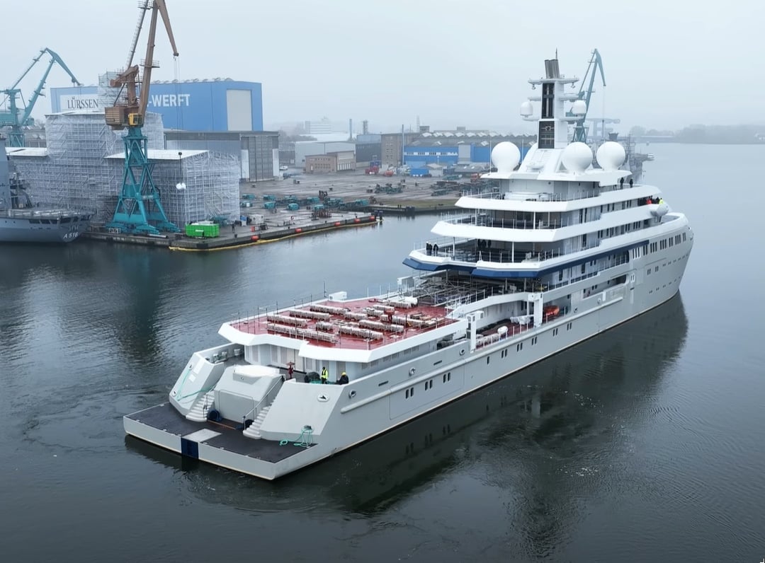 SHACKLETON Yacht • Lurssen • 2023 • Propriétaire Len Blavatnik