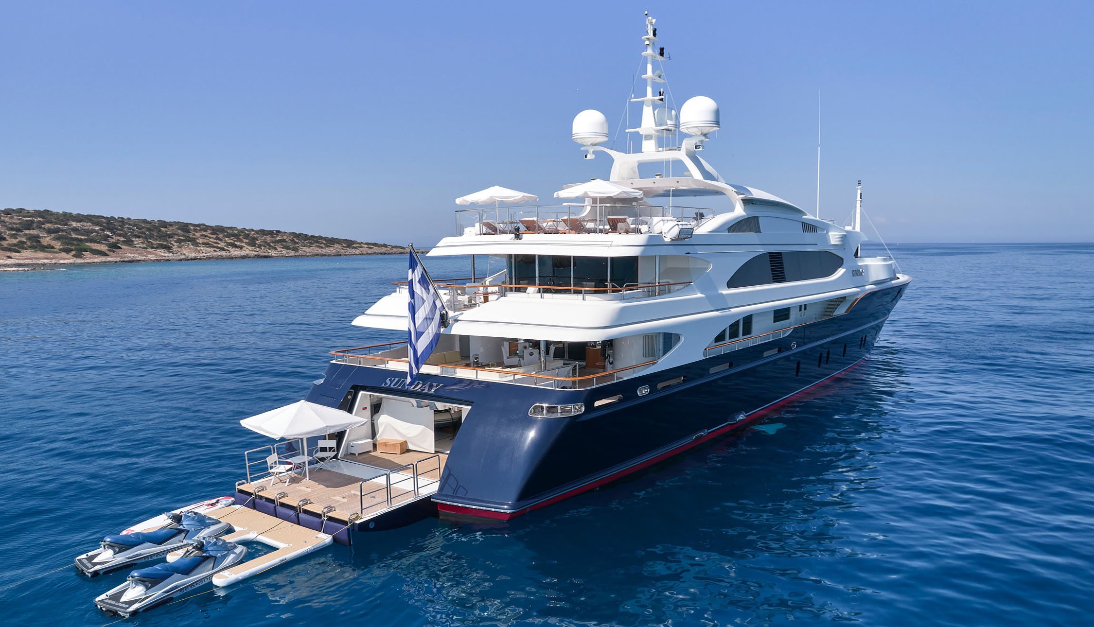 SUNDAY Yacht • Benetti • 2006 • Owner Dimitris Copelouzos