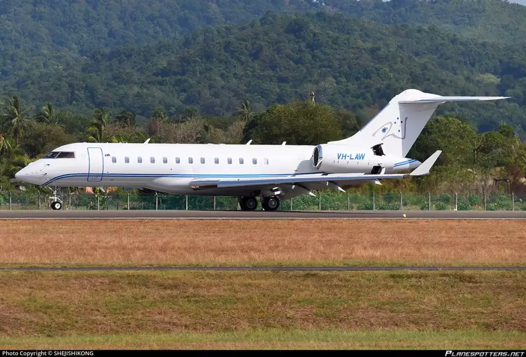 Jet privado VH-LAW Bombardier Global XRS Lang Walker