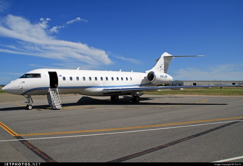 Jet privado VH-LAW Bombardier Global XRS Lang Walker