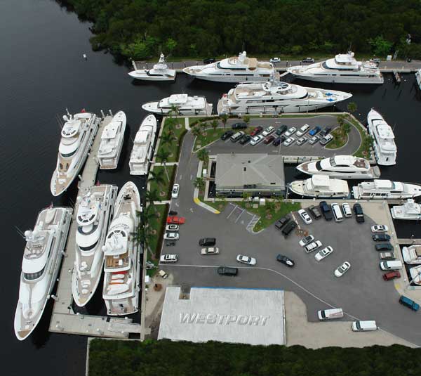 Installations pour yachts du port ouest