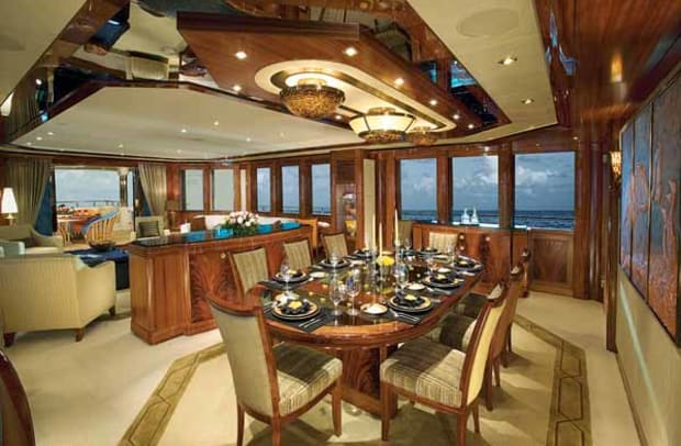 Westport yacht EVVIVA interior