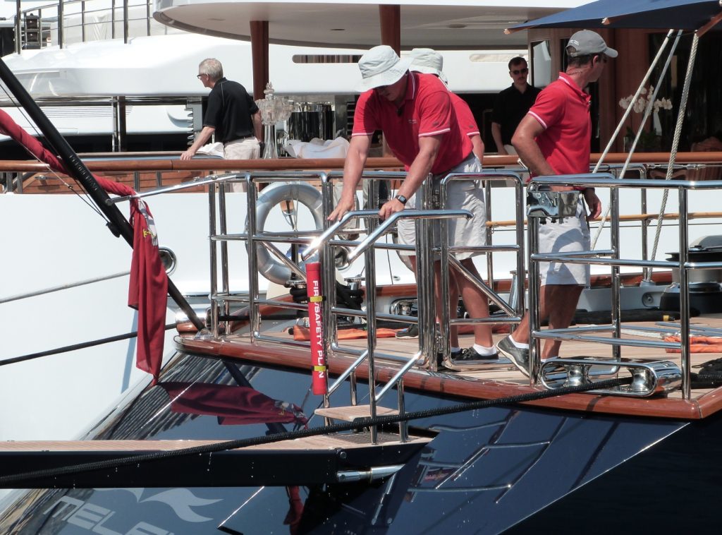 équipage de yacht à voile