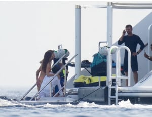 Evan Spiegel Miranda Kerr Yacht BLISS