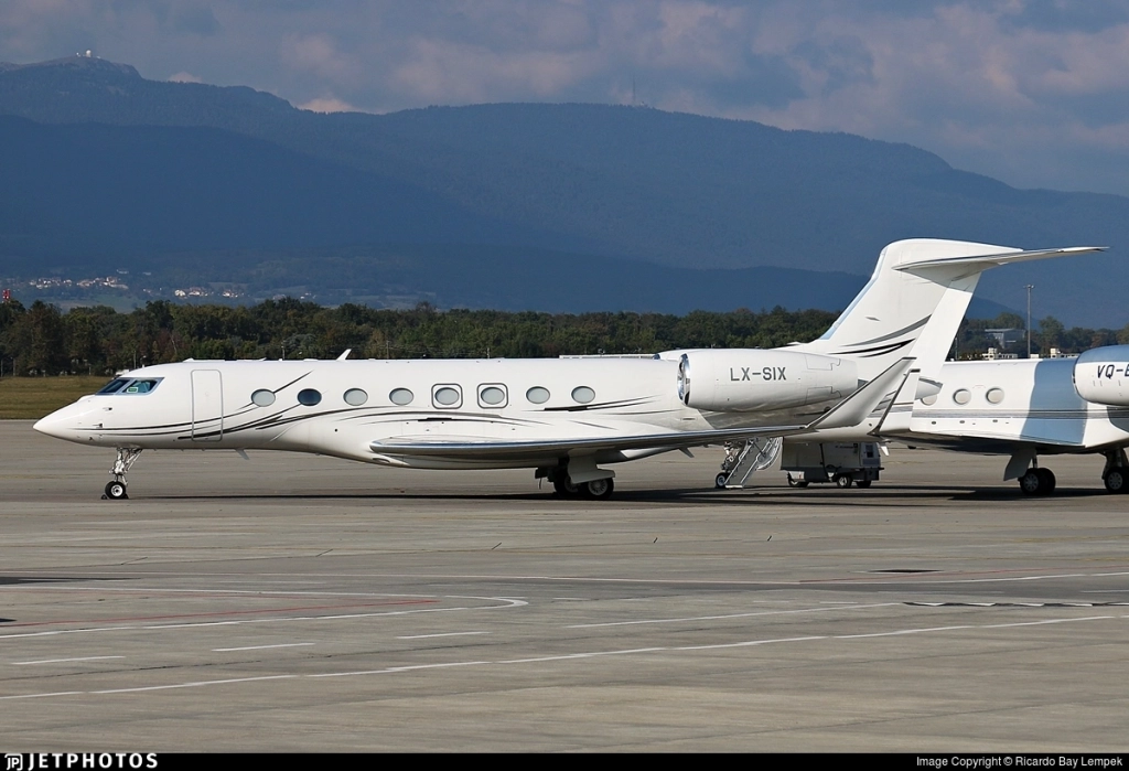 LX-SIX Gulfstream G650 Guennadi Timchenko private jet