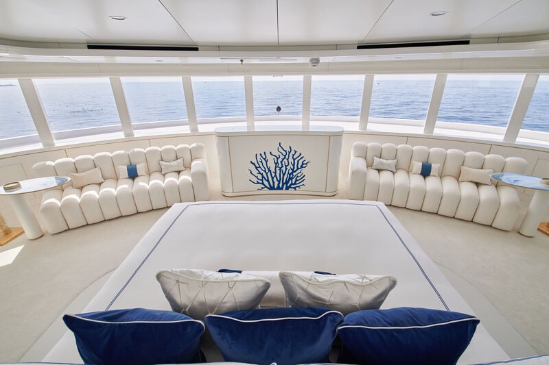 Lurssen yacht CORAL OCEAN interior (refit)