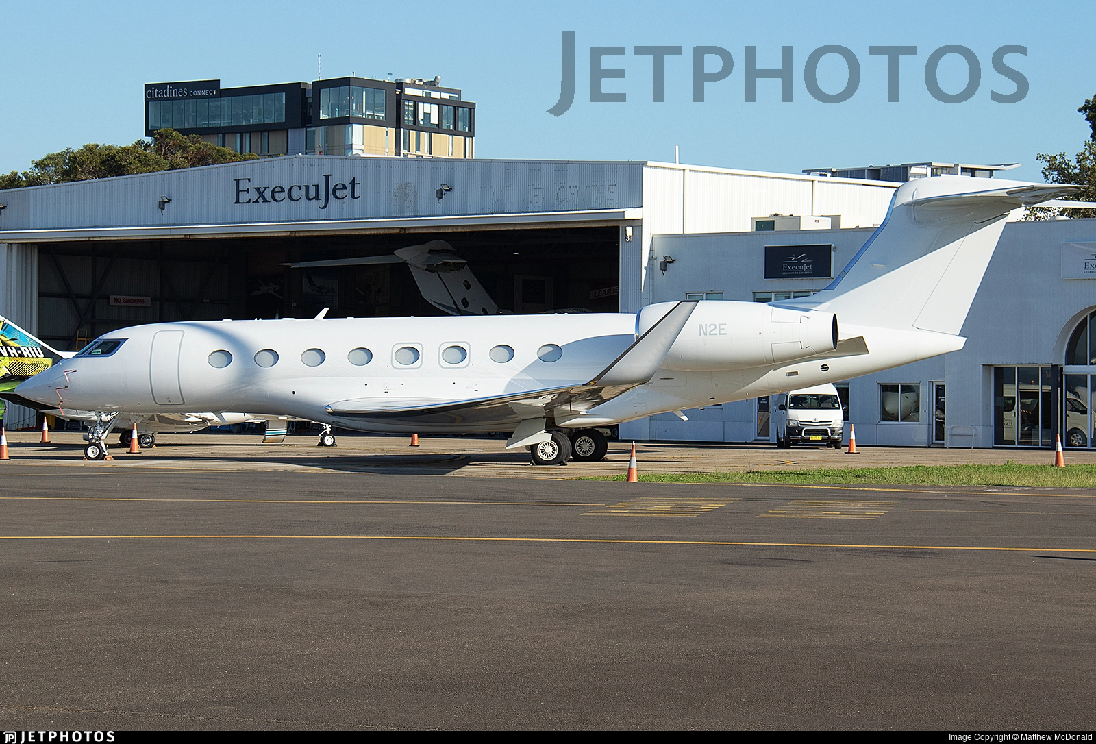 N2E G650ER Evan Spiegel privéjet