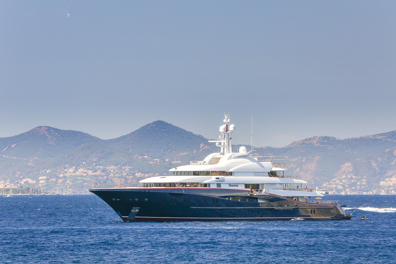 NIRVANA jacht • Oceanco • 2012 • Waarde $120M • Eigenaar Vladimir Potanin