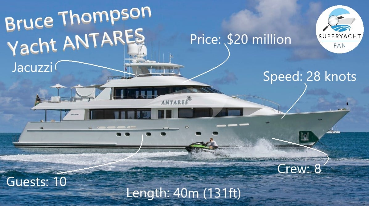 Bruce Thompson Yacht ANTARES