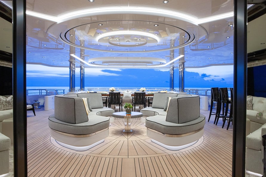 Feadship yacht BOARDWALK interior