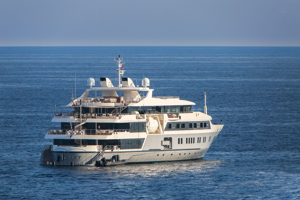 SERENITY Yacht • Kheir Eddine El Jisir $50M Superyacht • Austal • 2003