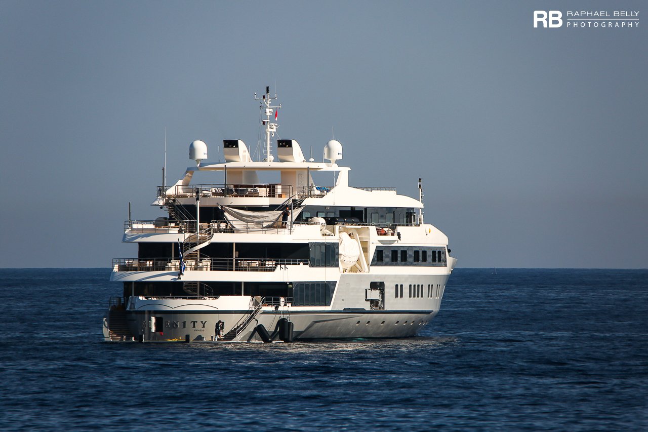 SERENITY Yacht • Kheir Eddine El Jisir $50M Superyacht • Austal • 2003