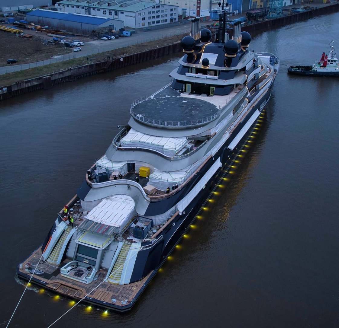 LUMINANCE Yacht • Lurssen • 2024 • Owner Rinat Akhmetov