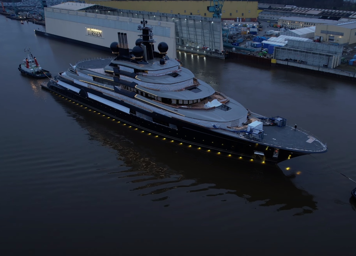 LUMINANCE Yacht • Lurssen • 2024 • Owner Rinat Akhmetov