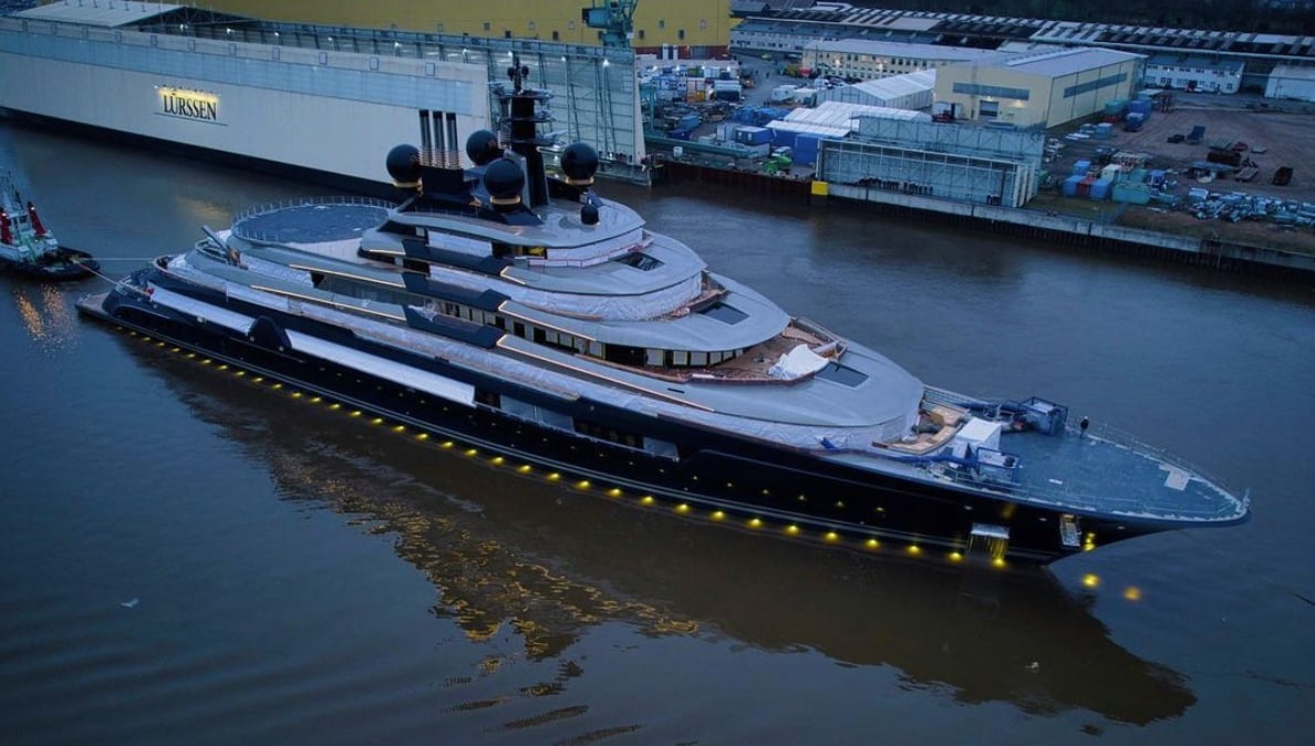 LUMINANCE Yacht • Lurssen • 2024 • Owner Rinat Akhmetov