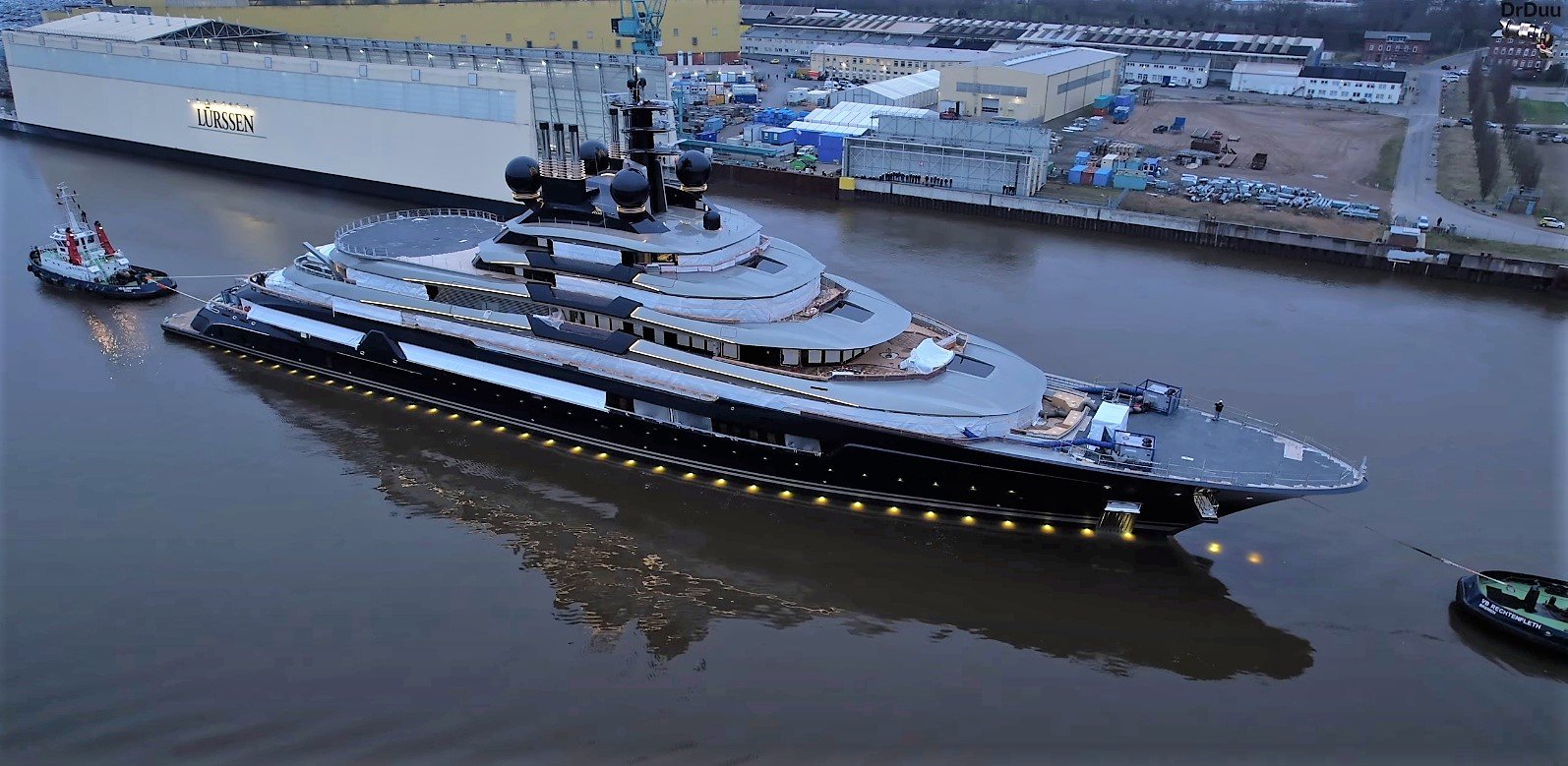 LUMINANCE Yacht • Lurssen • 2024 • Owner Rinat Akhmetov