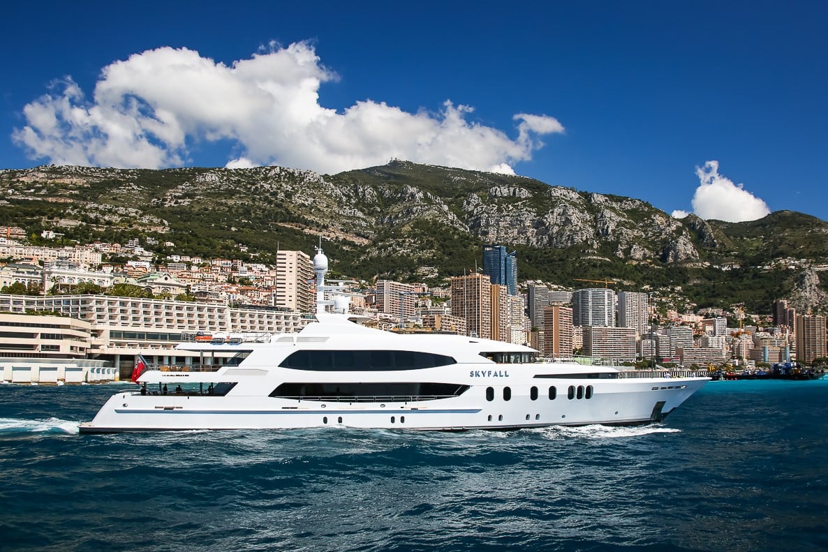 SKYFALL Yacht • Trinity • 2010 • Proprietario Roy E Carroll