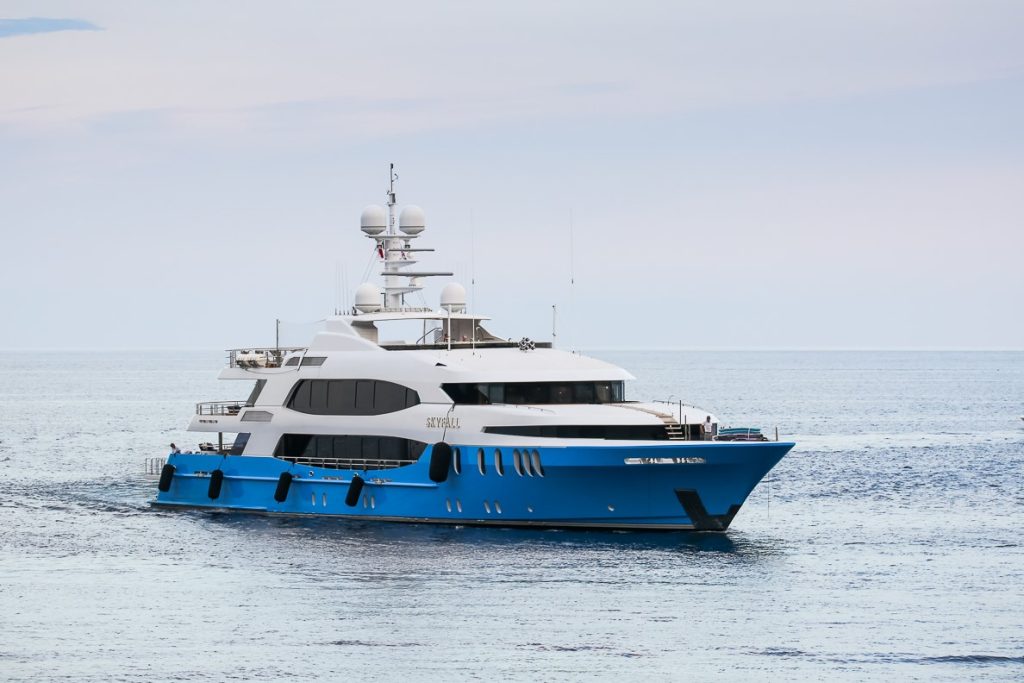 roy carroll yacht skyfall