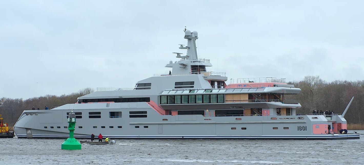 NORN Yacht • Lurssen • 2023 • Propriétaire Charles Simonyi