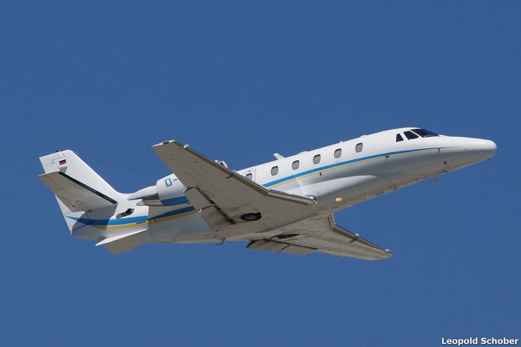 D-CTTT Cessna Citation Частный самолет Тарек Мамиш