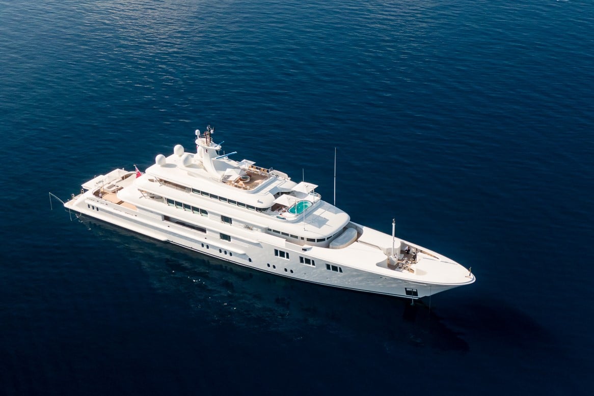 LADY E Yacht • Amels • 2006 • Owner David Russell 