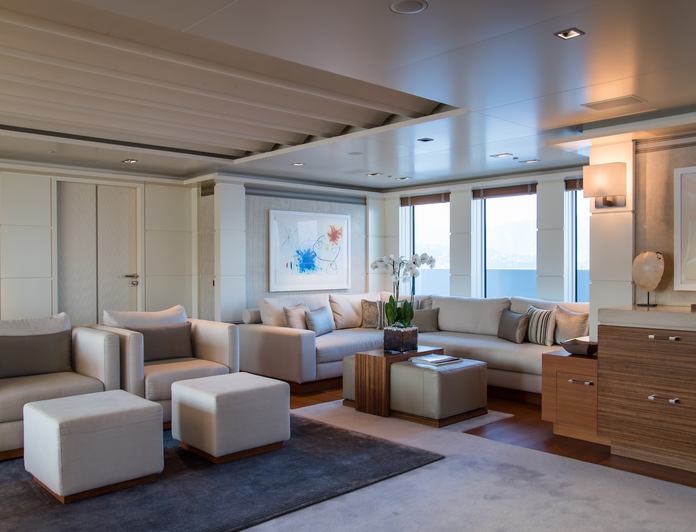 Nobiskrug yacht Triple Seven interior