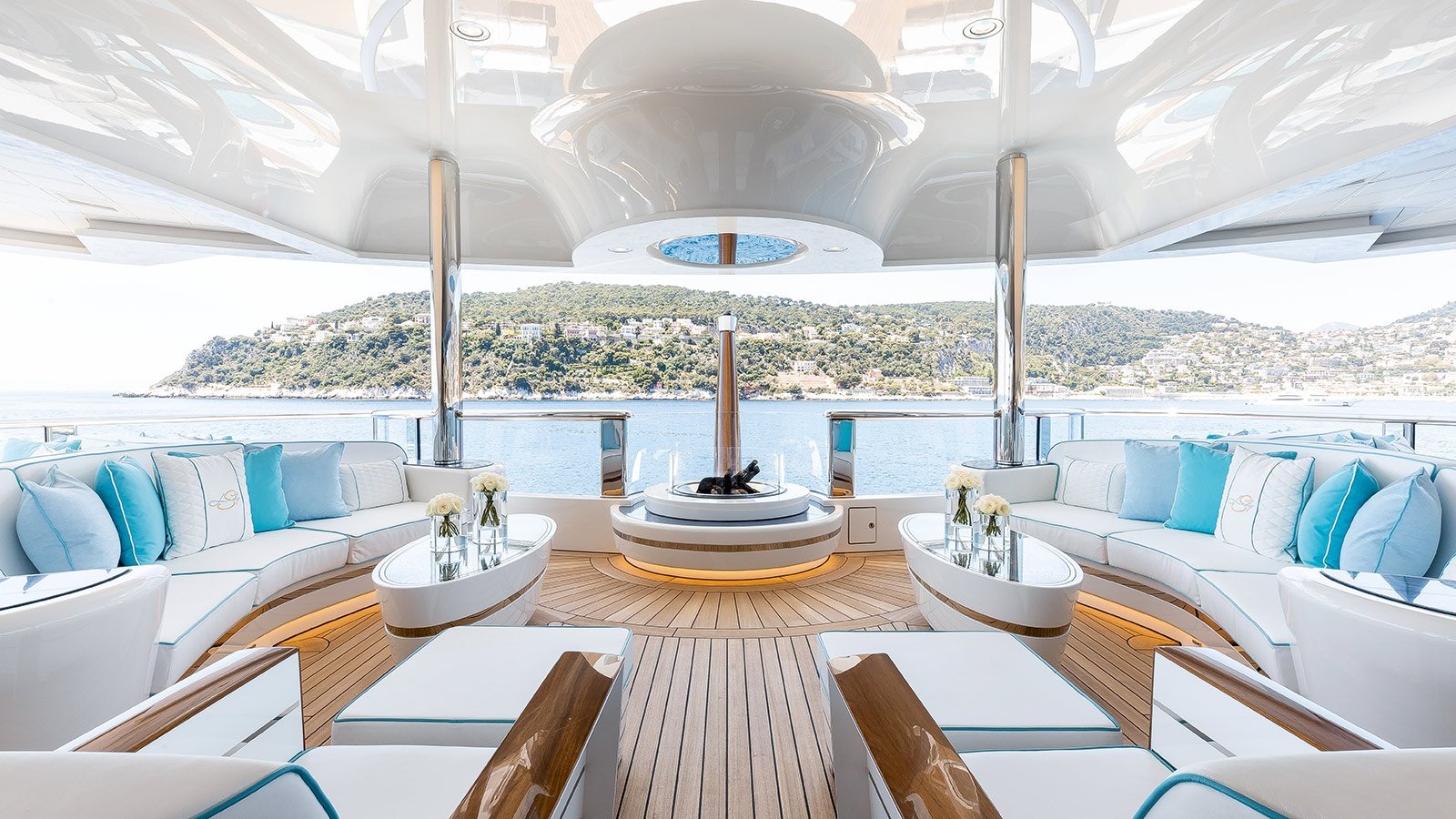 Amels Yacht Lady E interior