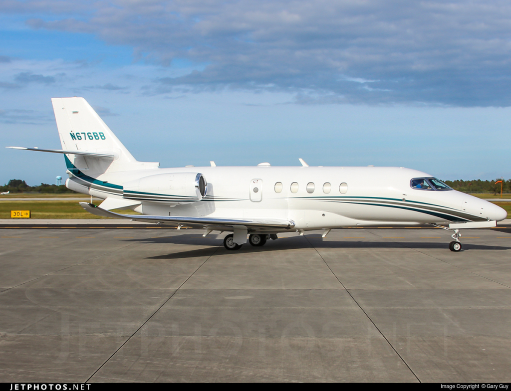 N92AJ Cessna 680A Alan Jay Wildstein jet privato	