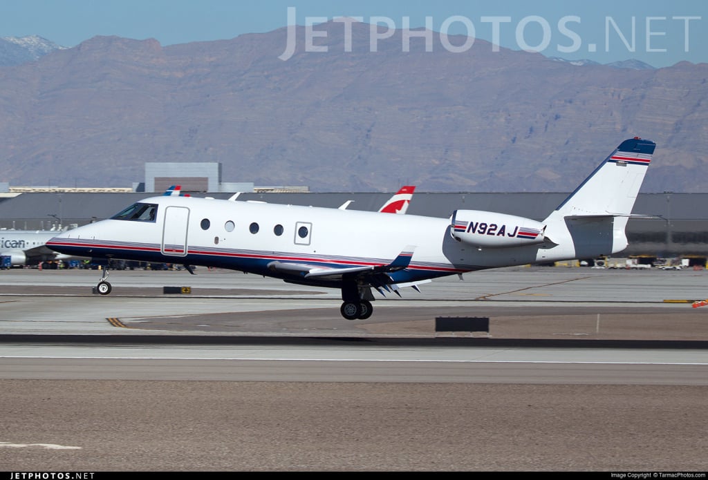 Jet privé N92AJ Gulstream Alan Jay