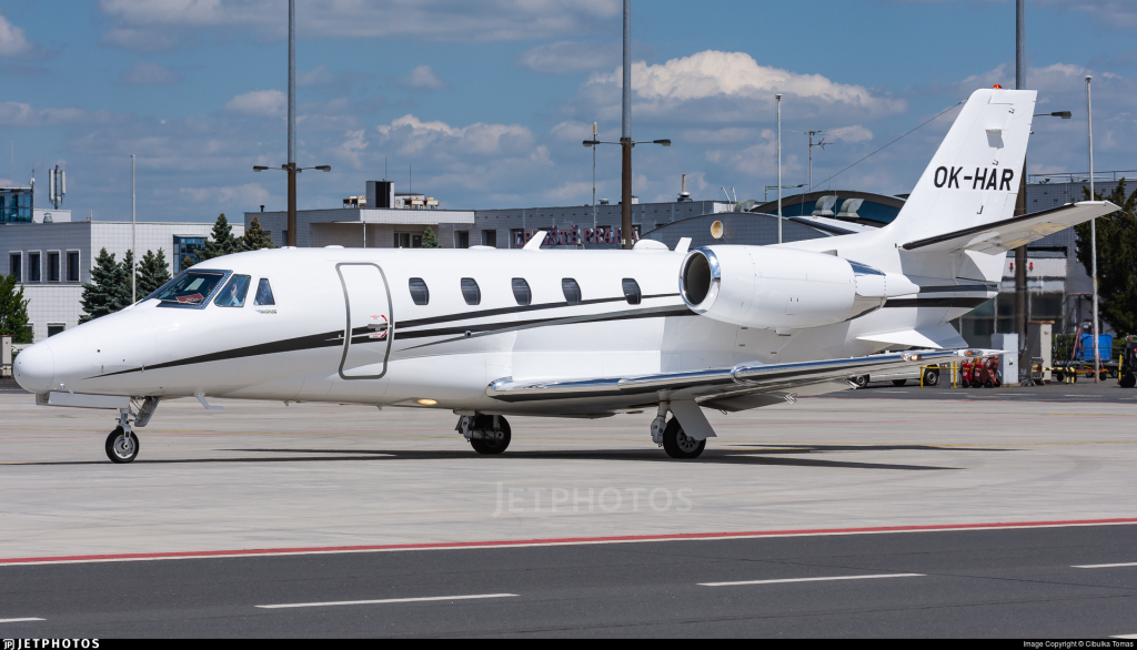 OK-HAR Cessna 560XL Частный самолет Златана Ибрагимовича 