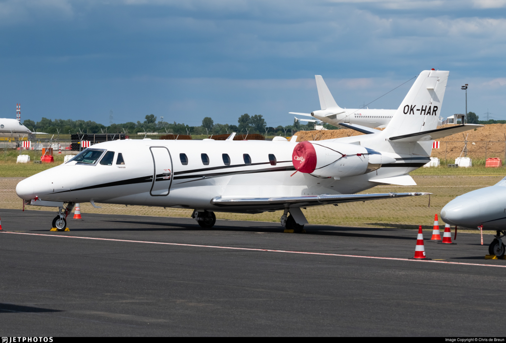 OK-HAR Cessna 560XL Zlatan Ibrahimovic private jet 